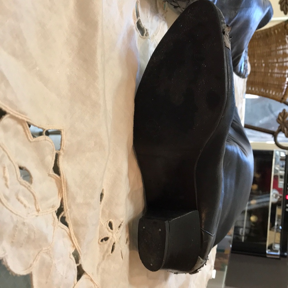 Maud Frizon Black Leather Boots - Picture 7 of 8